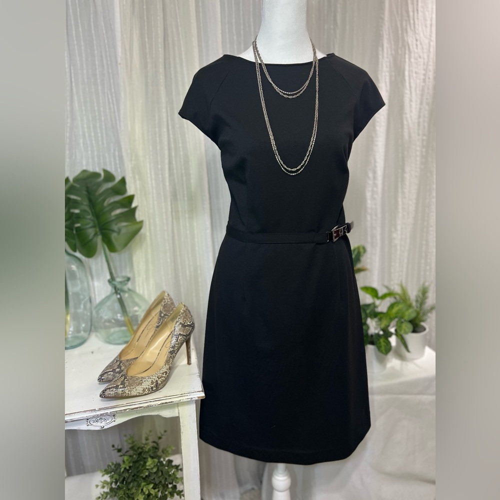 SOLD Jennifer Lopez Black Dress with Belt size 14